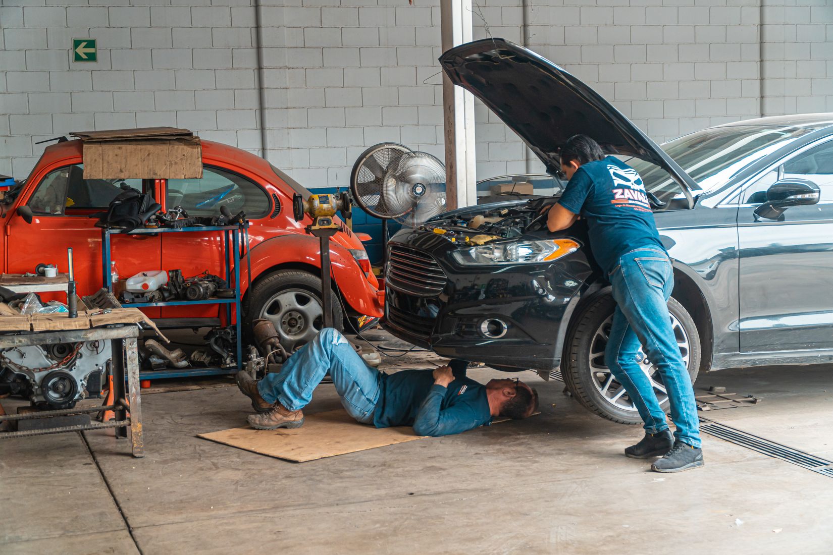 Vehicle maintenance workshop